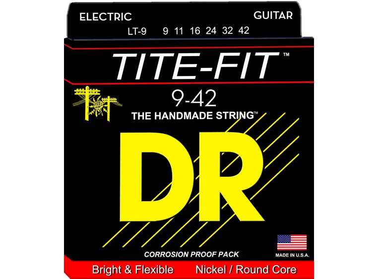 DR Strings LT-9 Tite-Fit (009-042) Lite 